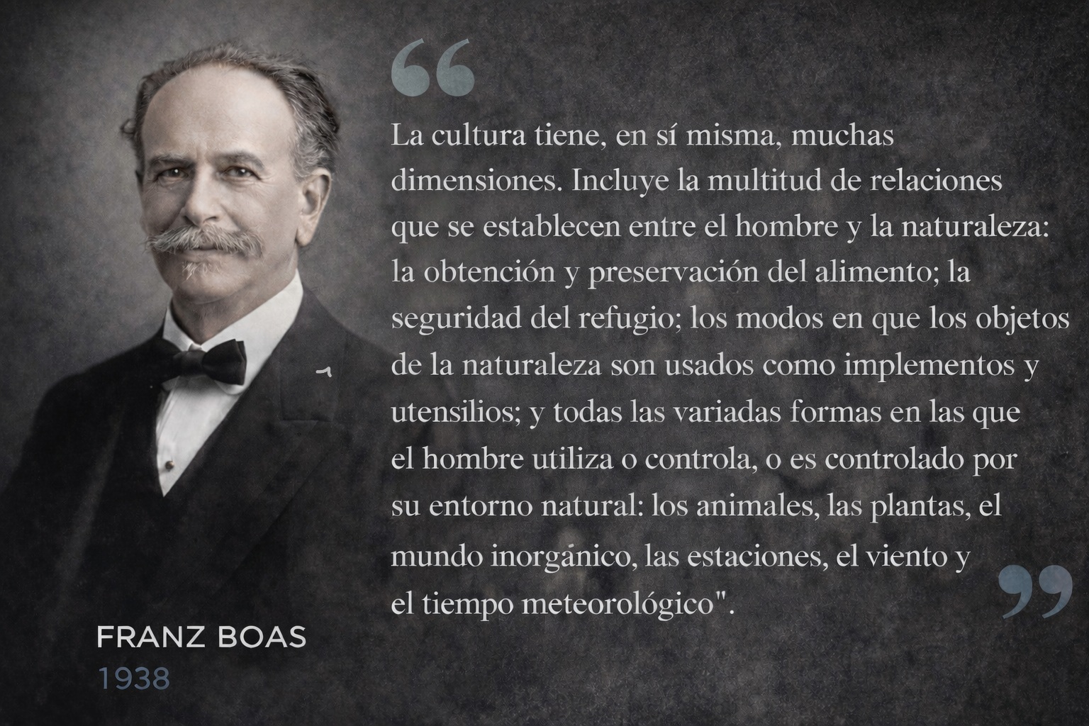DEFINICIONES Y CONCEPTOS DE CULTURA 3: FRANZ BOAS