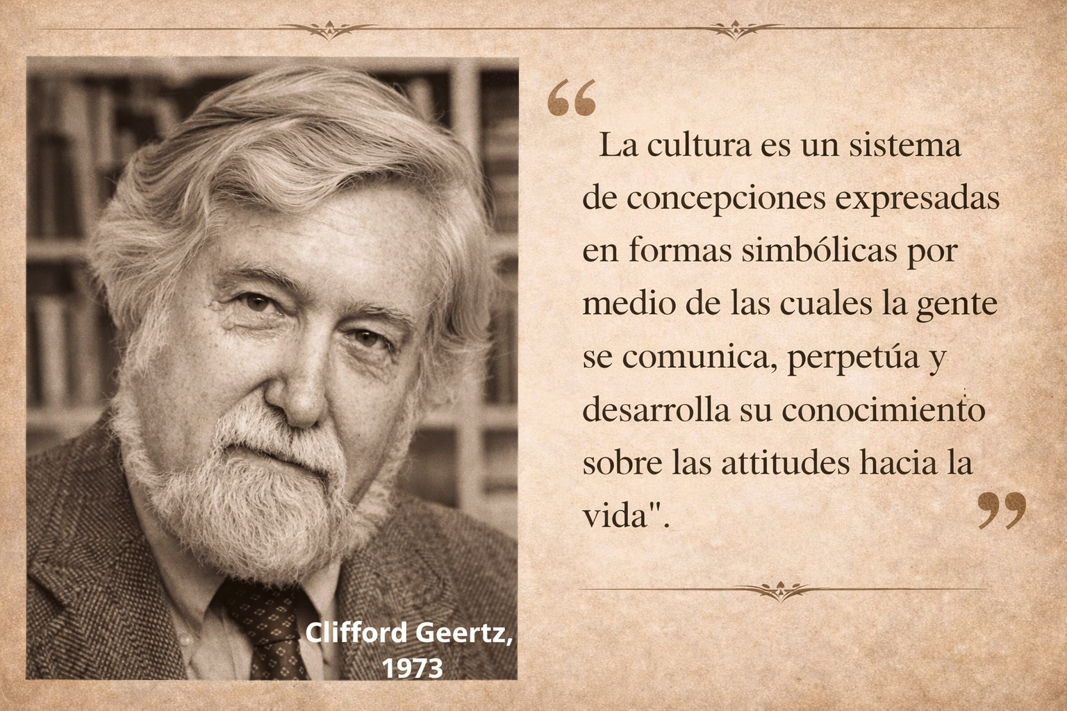DEFINICIONES Y CONCEPTOS DE CULTURA 8 | CLIFFORD GEERTZ