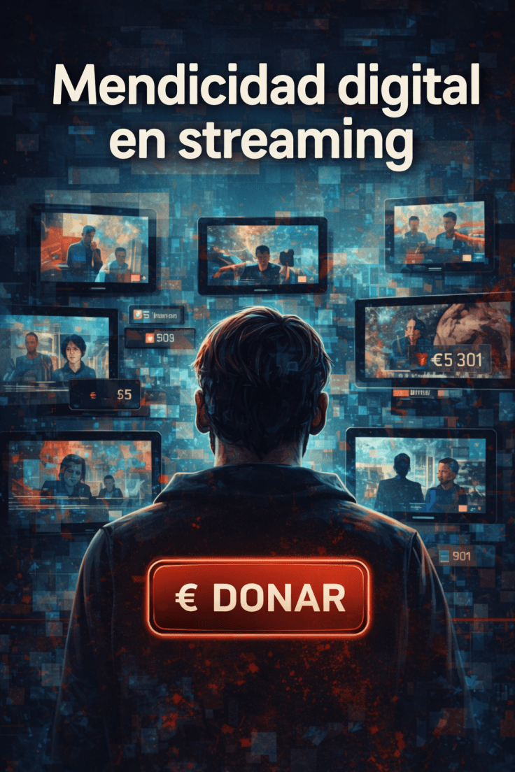 MENDICIDAD DIGITAL EN STREAMING